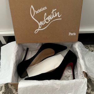 Black velvet Christian Louboutin!